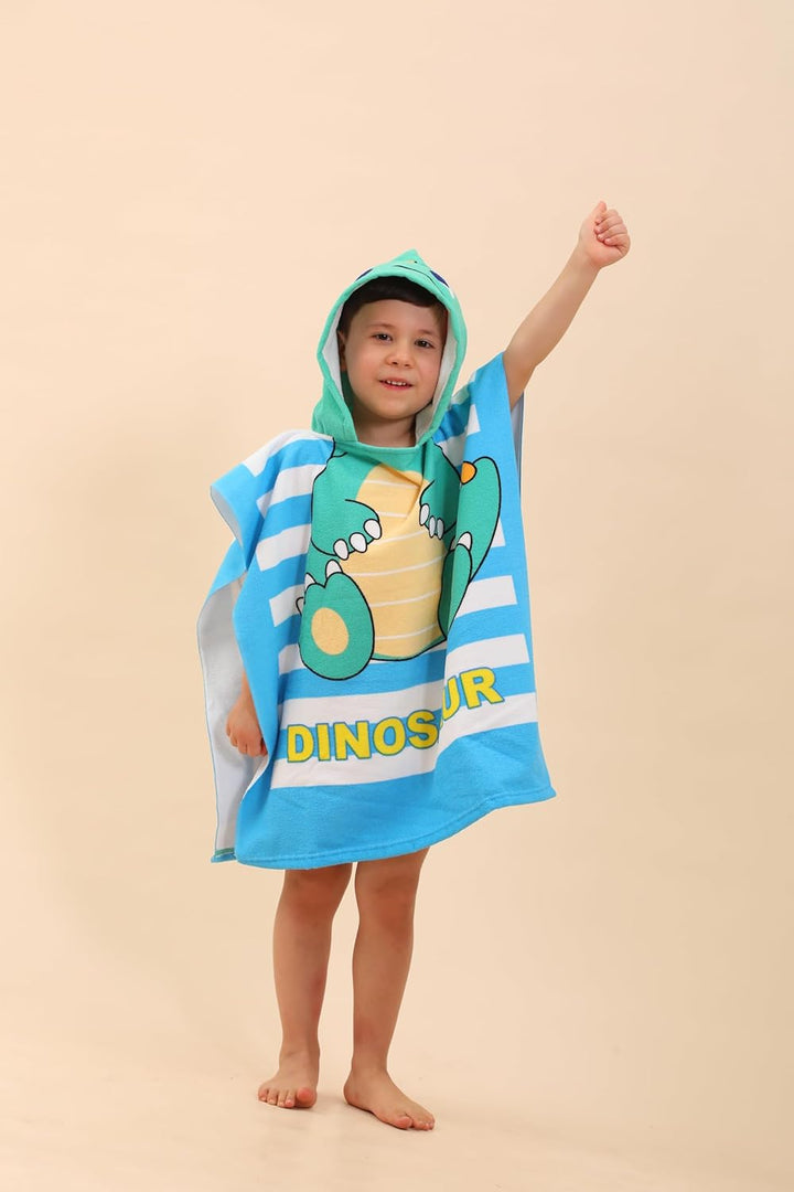 Serviette plage enfant microfibre avec capuche 60x120