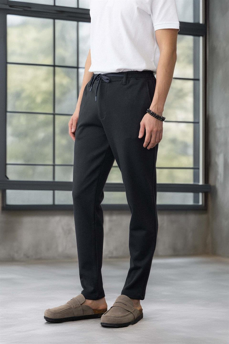 Pantalon Homme Akira en Maille Piqué Stretch