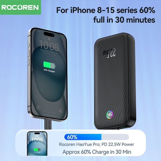 Batterie externe - Rocoren - Haoyue Pro - 20000mAh - 22.5W