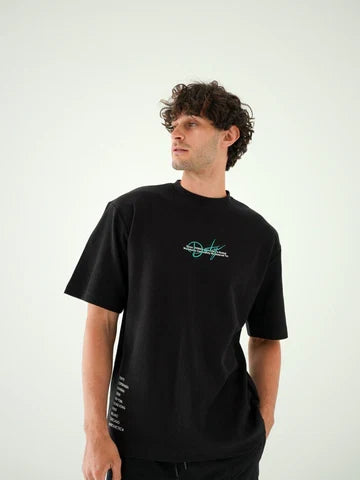 T-shirt Homme Oversize Imprimé Signature Streetwear - TSH24SPRO20119TM1