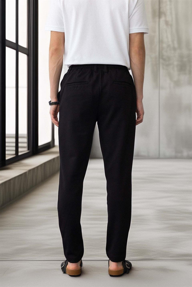 Pantalon Homme Akira en Maille Piqué Stretch