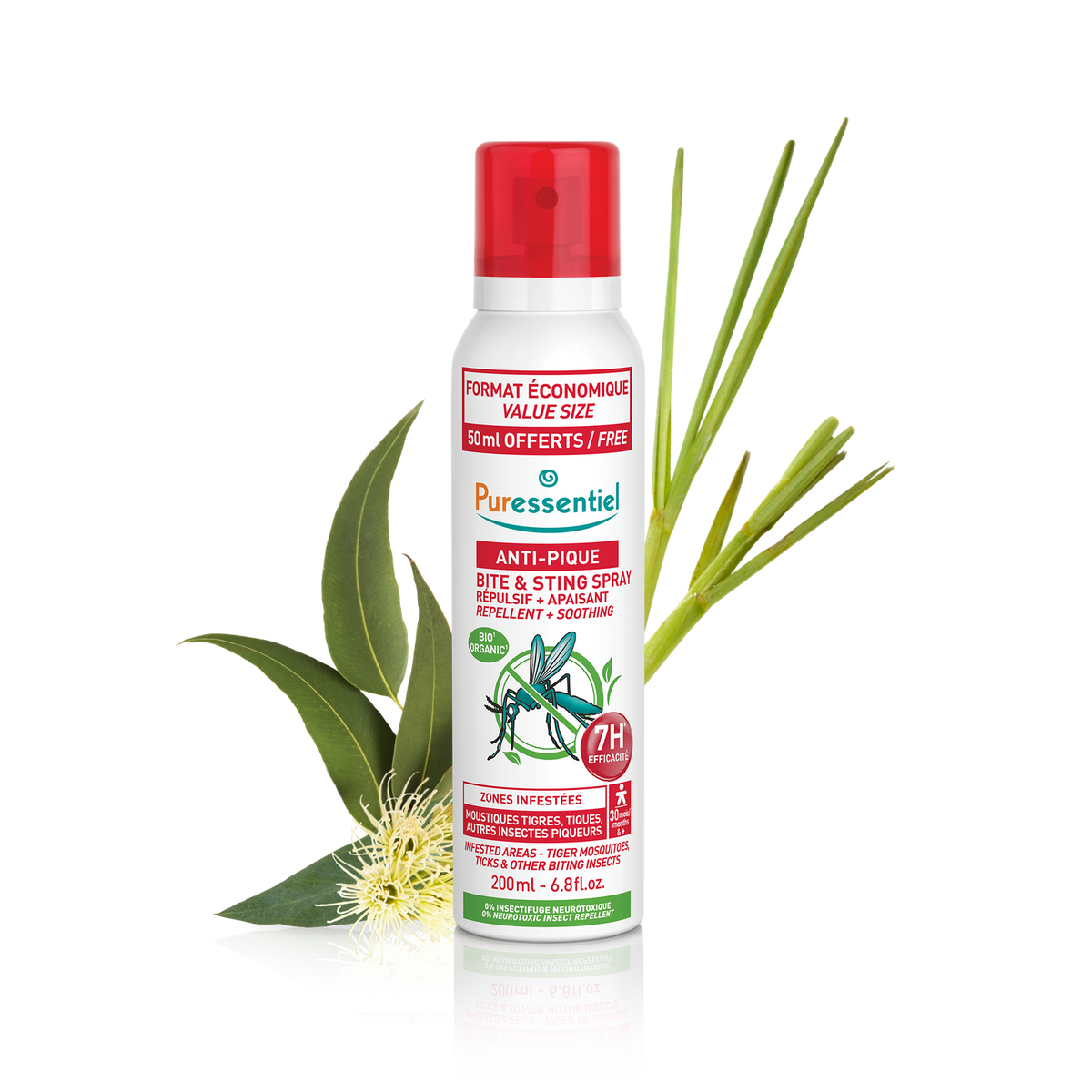 PURESS ANTI PIQUE SPRAY REPULSIF + APAISANT 7H 200ML 6936