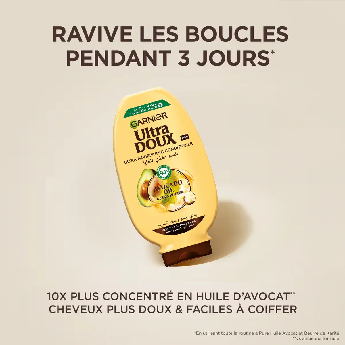APRES SHAMPOING AVOCAT KARITE 200ML - Justyol