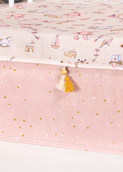 Boîte de Rangement pour Bébé | Taille Sous-Sofa 50x38x19 cm - Pratique et Élégante