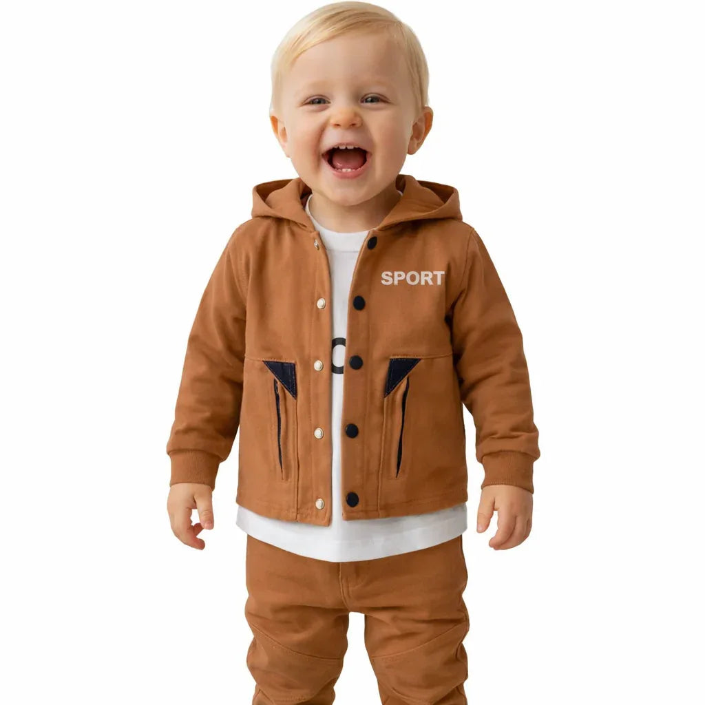 Ensemble 1/4 Ans – Tenue Sportive avec Imprimé "SPORT" pour Enfant - Justyol