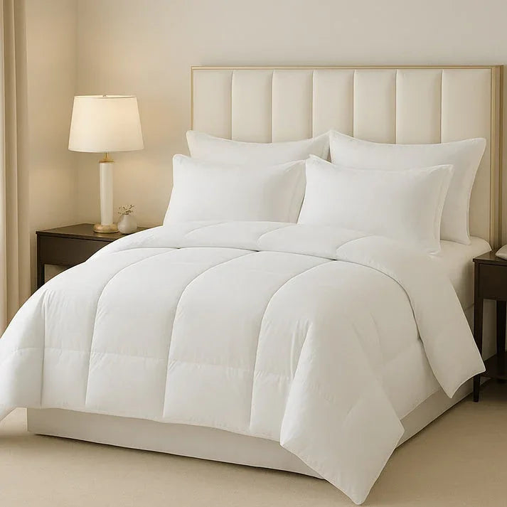 Couette chaude microfibre – 450g - Justyol