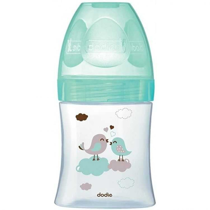 DODIE BIB INI+ VERRE 150ML VERT OISEAUX 0-6 M TET RONDE 3 VIT D1 2588/7047