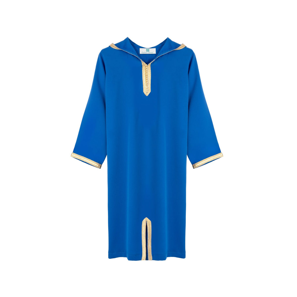 Jellaba bleu électrique pour fille