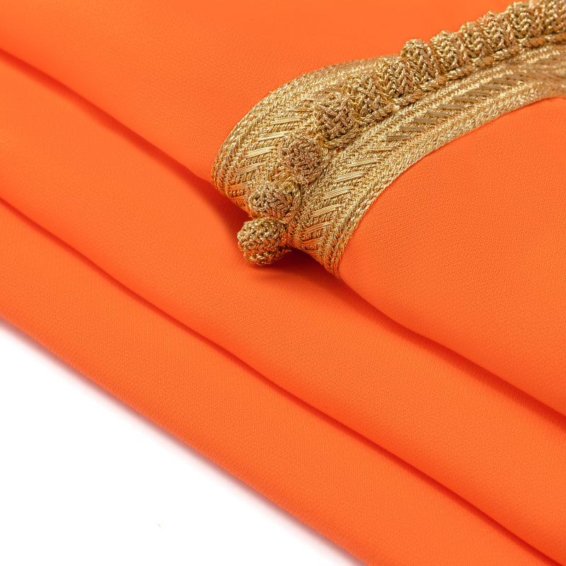 Jellaba Orange mango pour fille