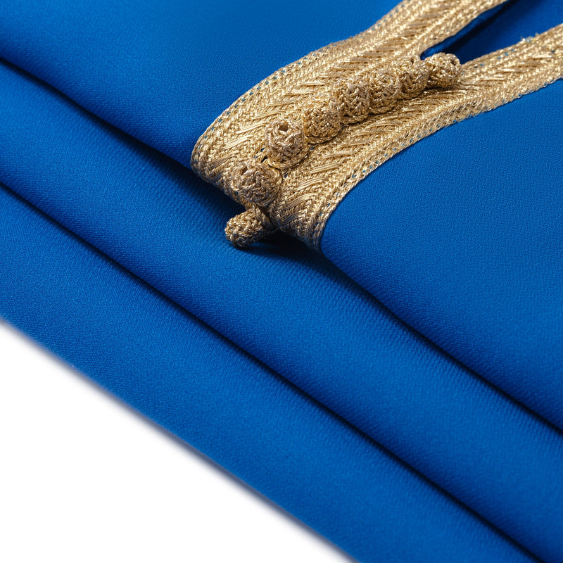 Jellaba bleu électrique pour fille