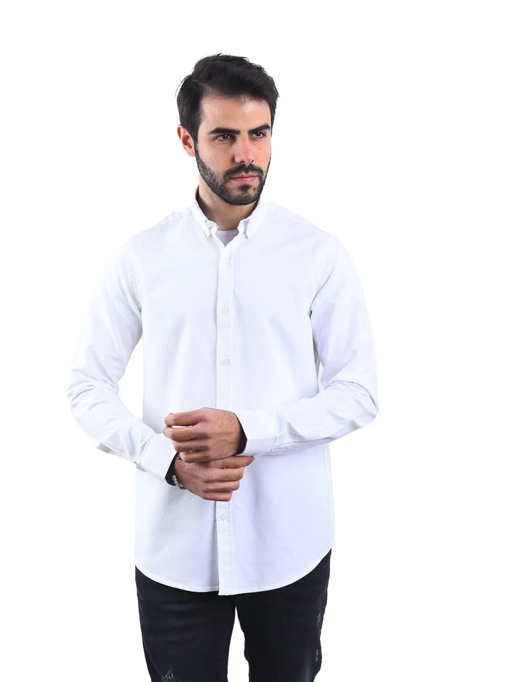 Chemise Homme à Manches Longues – Style Casual Chic Moderne - FSH22GFXO19700TM1