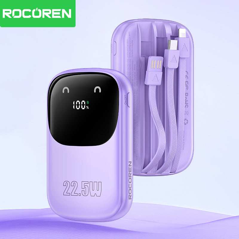 Rocoren Banque d’alimentation 22.5W 3 câbles
