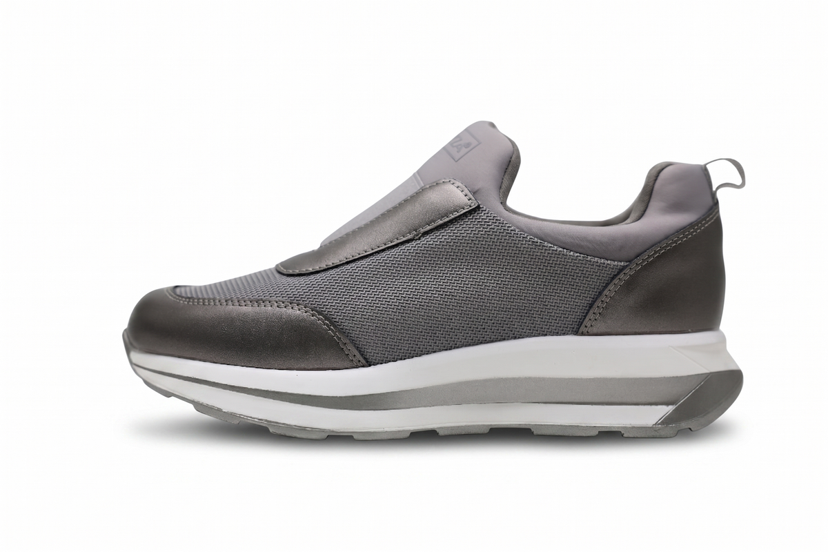 Baskets Slip-On Femme Respirantes à Semelle Épaisse Confort