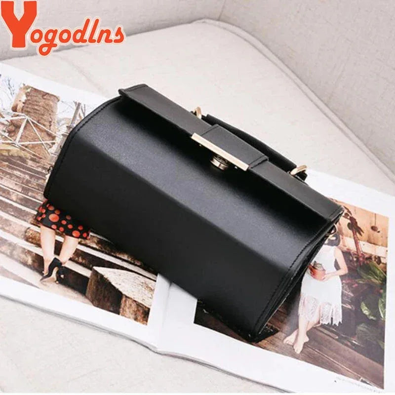 Sac à Main Femme en PU – Sac Bandoulière en Cuir Synthétique avec Fermeture à Rabat, Sac à Main Mode Tendance
