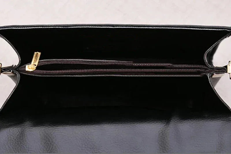 Sac à Main Femme en PU – Sac Bandoulière en Cuir Synthétique avec Fermeture à Rabat, Sac à Main Mode Tendance