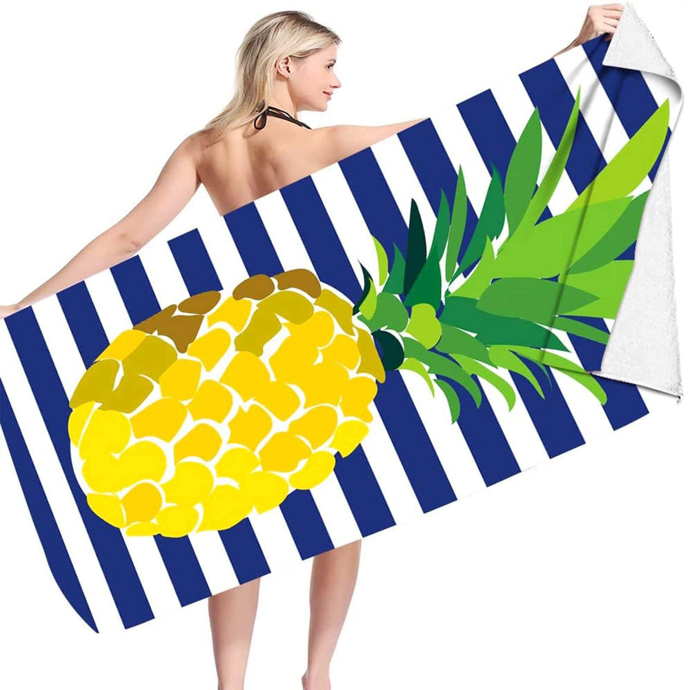 Serviette plage microfibre séchage rapide 75x150 cm