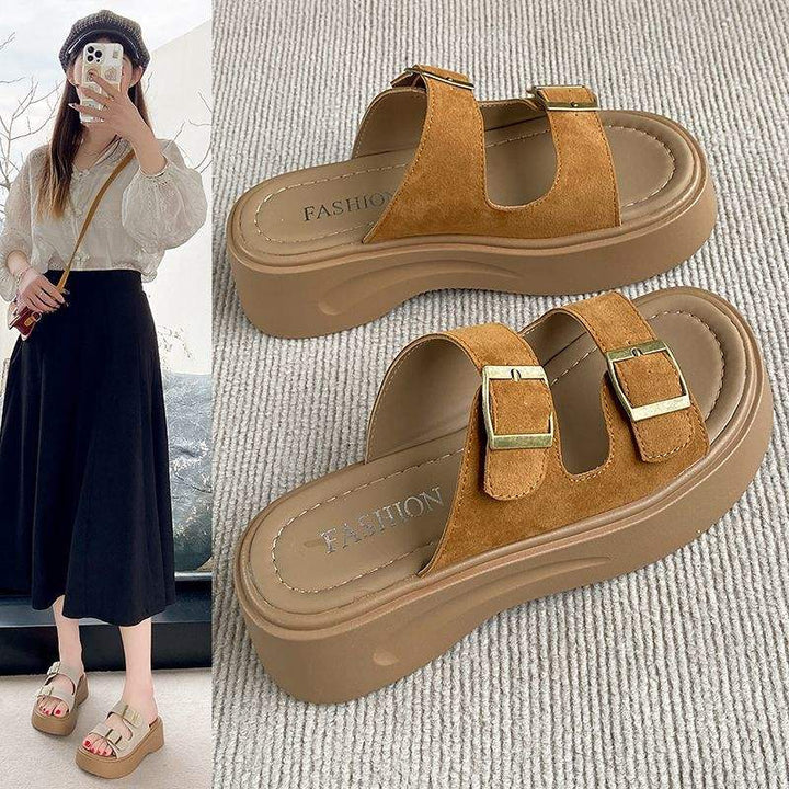 Sandales Plateforme Femme – Style Coréen Léger Été