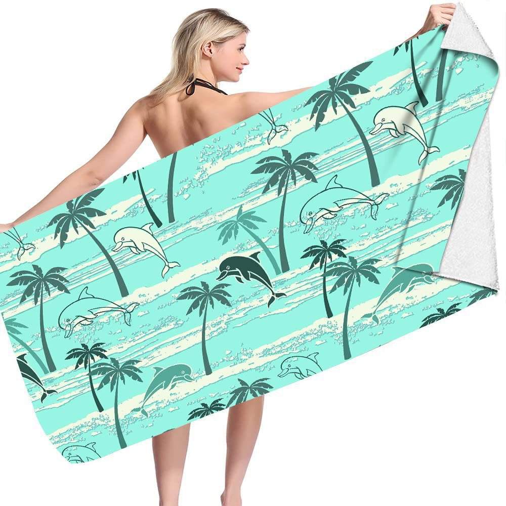 Serviette plage microfibre séchage rapide 75x150 cm