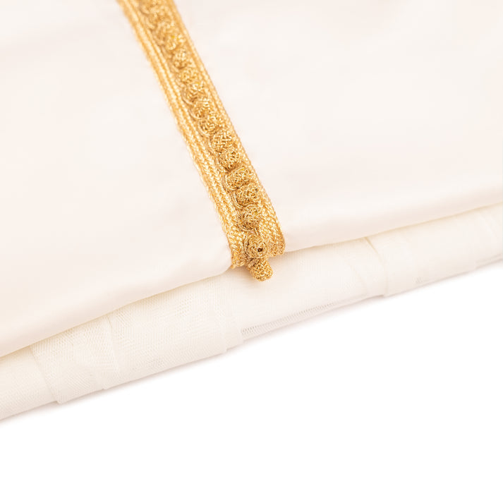 Caftan - Blanc crème pour fille