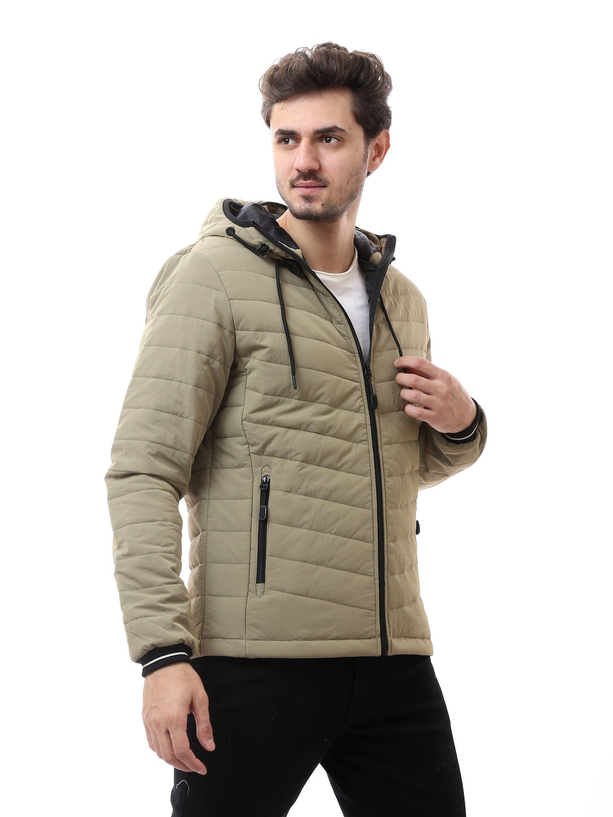 Veste pour homme matelassée avec capuche – Design moderne et chaud - JAC24WWBP28418TS1