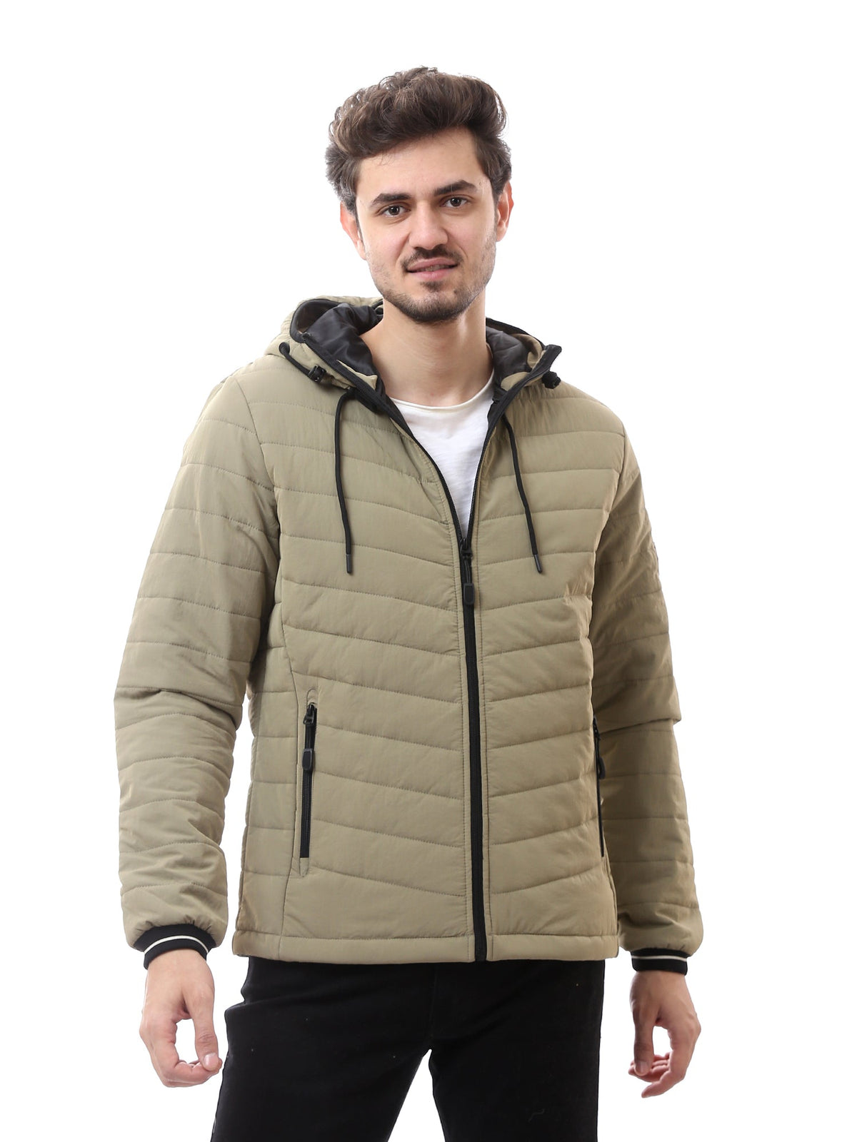 Veste pour homme matelassée avec capuche – Design moderne et chaud - JAC24WWBP28418TS1