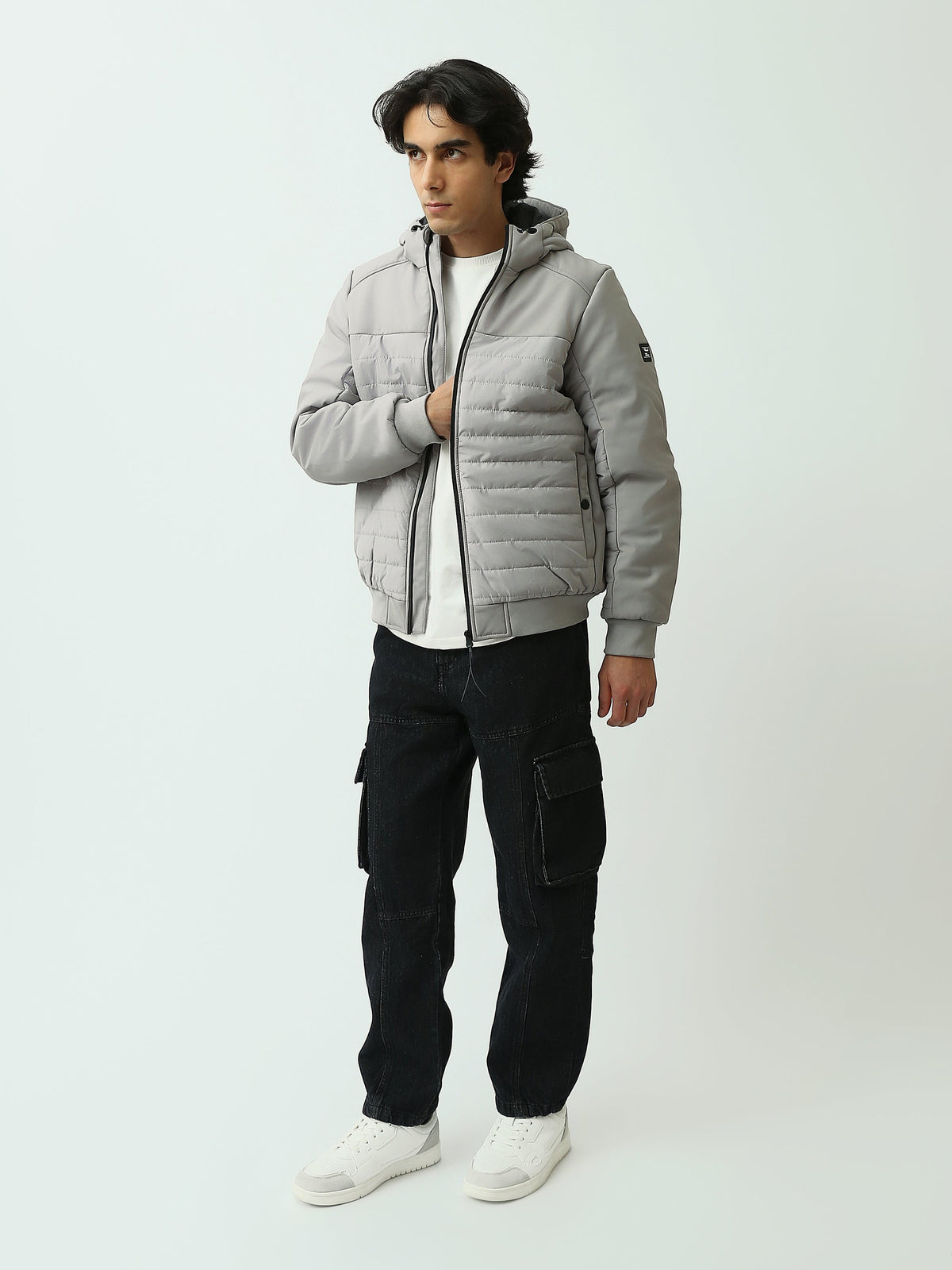 Doudoune Homme Matelassée à Capuche et Fermeture Zippée - JAC26WWBP28023TM1