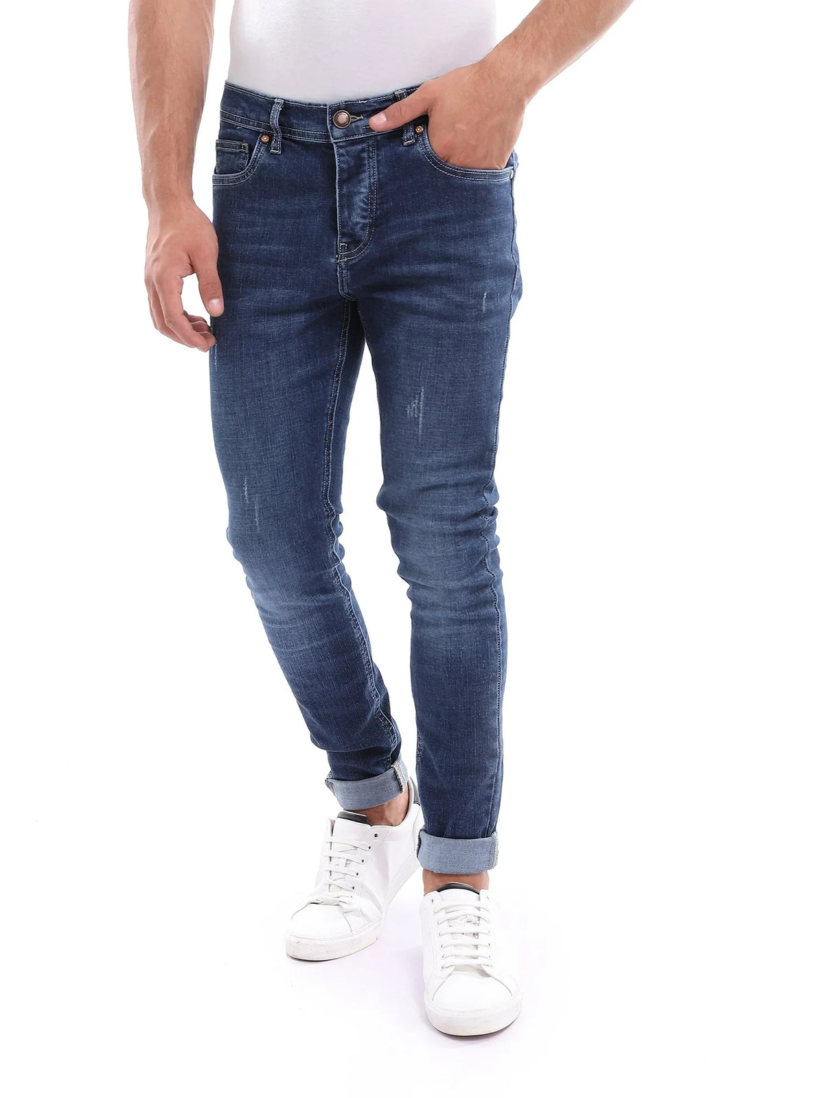 Jean pour homme skinny au design moderne - JNS22GFDN22881TM1