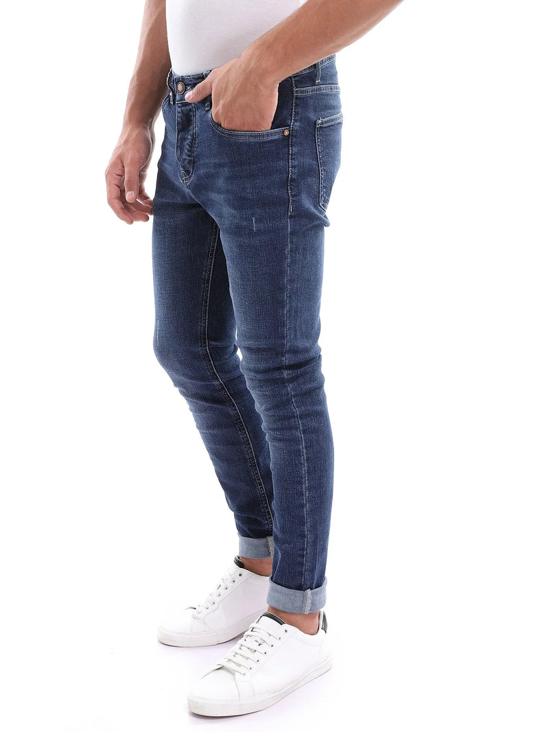 Jean pour homme skinny au design moderne - JNS22GFDN22881TM1