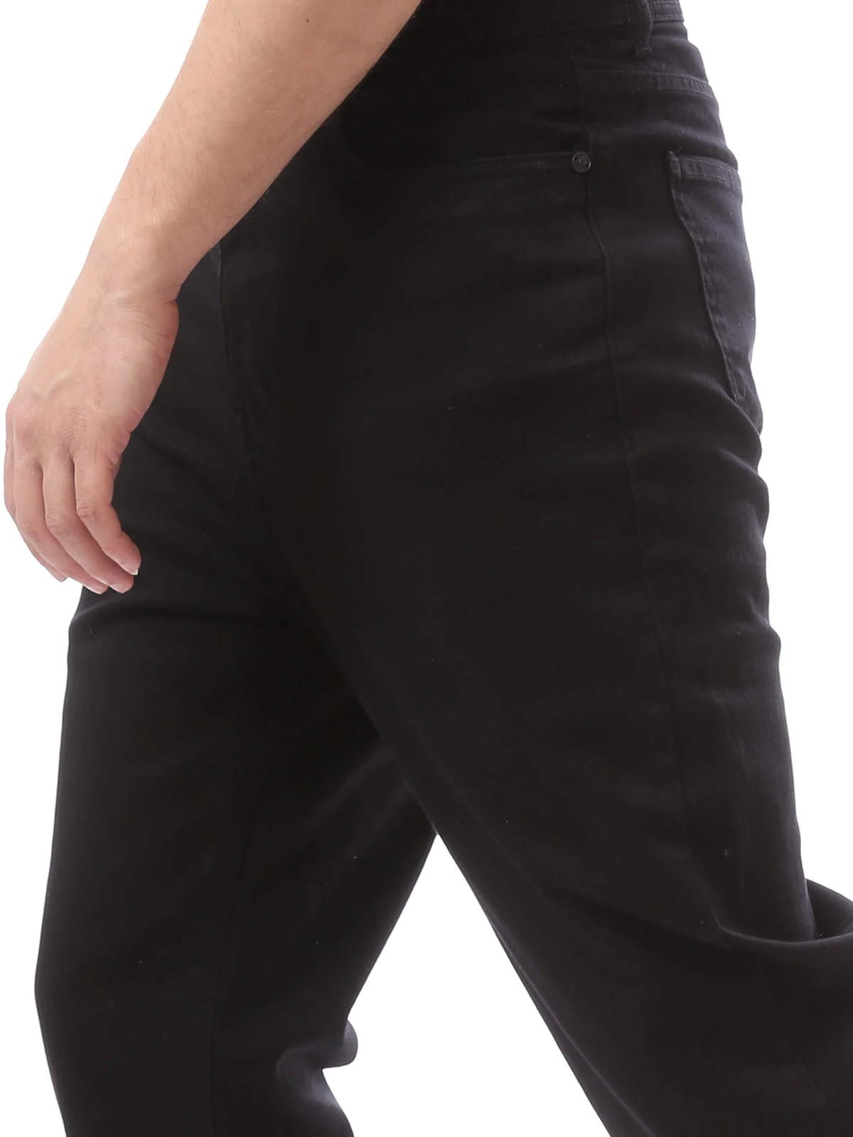 جينز Loose Fit رجالي بقصة واسعة وساق مستقيمة – ستريت وير عصري - JNS23SLBW22651TM1
