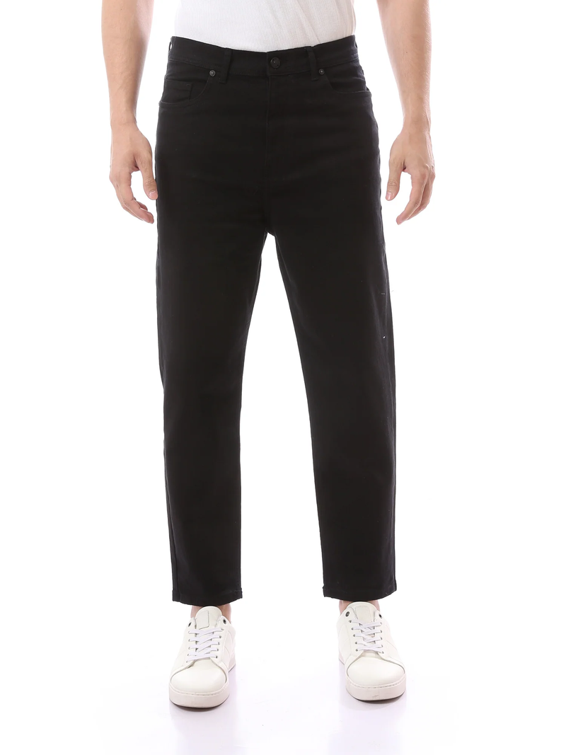 جينز Loose Fit رجالي بقصة واسعة وساق مستقيمة – ستريت وير عصري - JNS23SLBW22651TM1