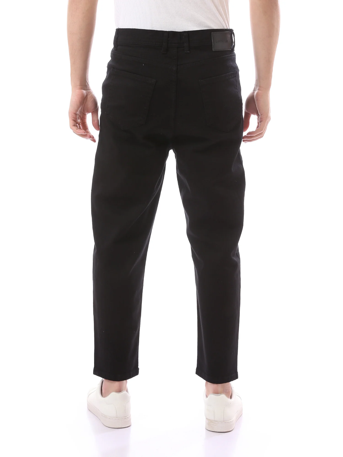 جينز Loose Fit رجالي بقصة واسعة وساق مستقيمة – ستريت وير عصري - JNS23SLBW22651TM1