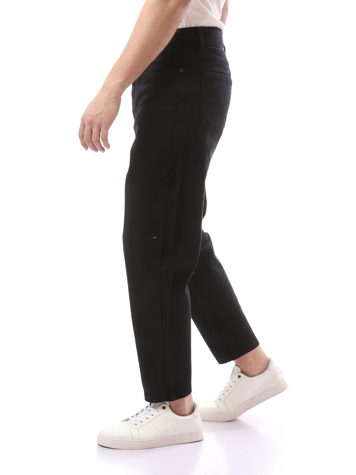 جينز Loose Fit رجالي بقصة واسعة وساق مستقيمة – ستريت وير عصري - JNS23SLBW22651TM1