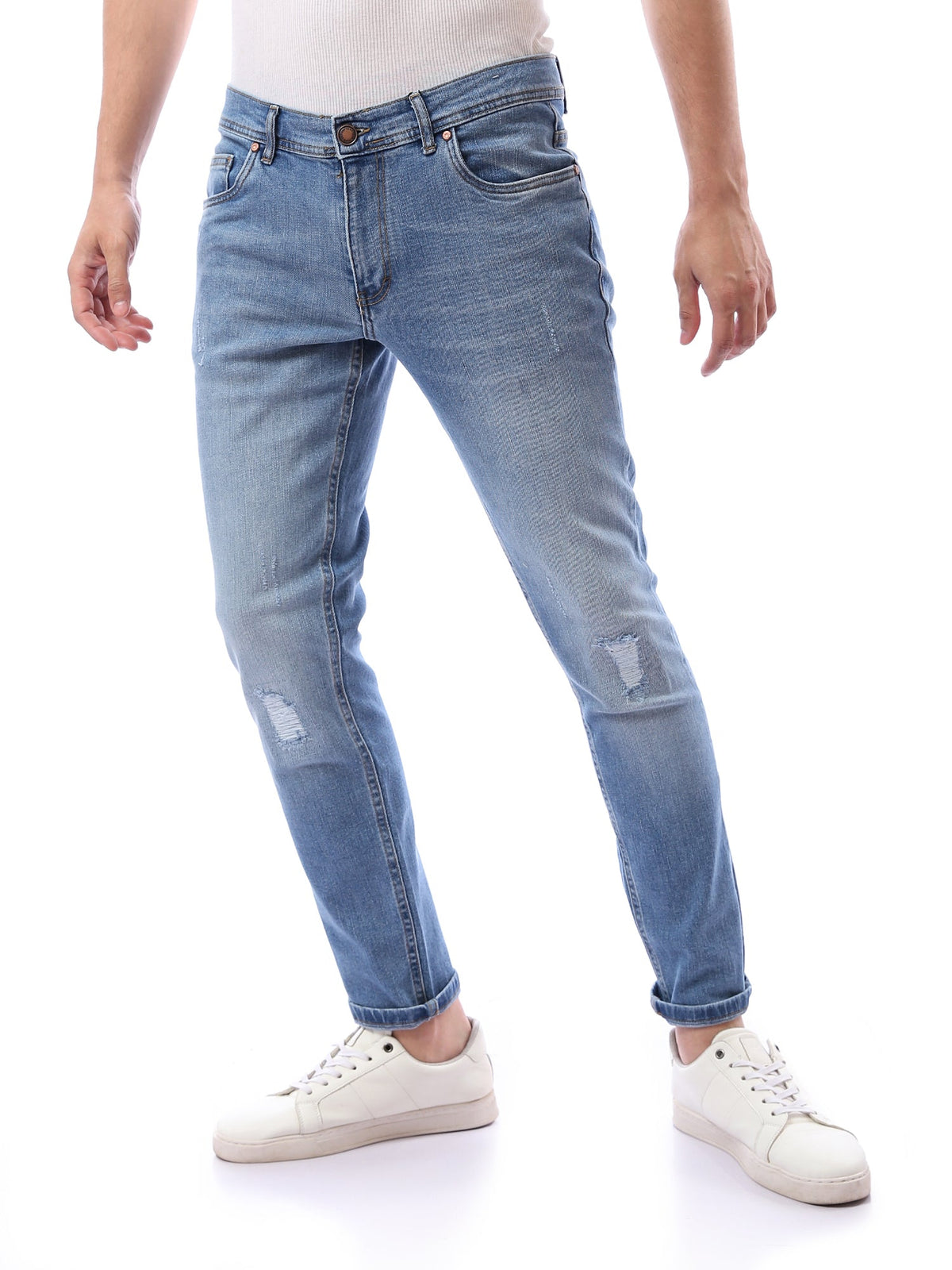 Jean super slim bleu clair homme – Style moderne et ajusté - JNS23WFDN22733TS1