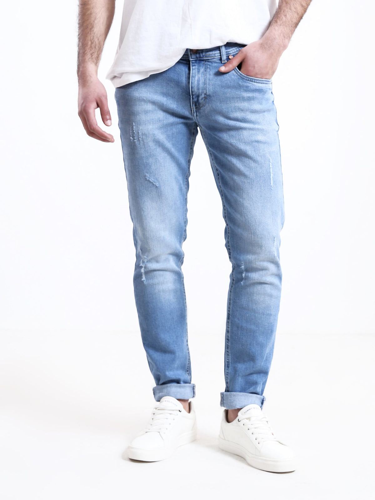Jean homme bleu clair à coupe confortable - JNS23WFDN22760TM1