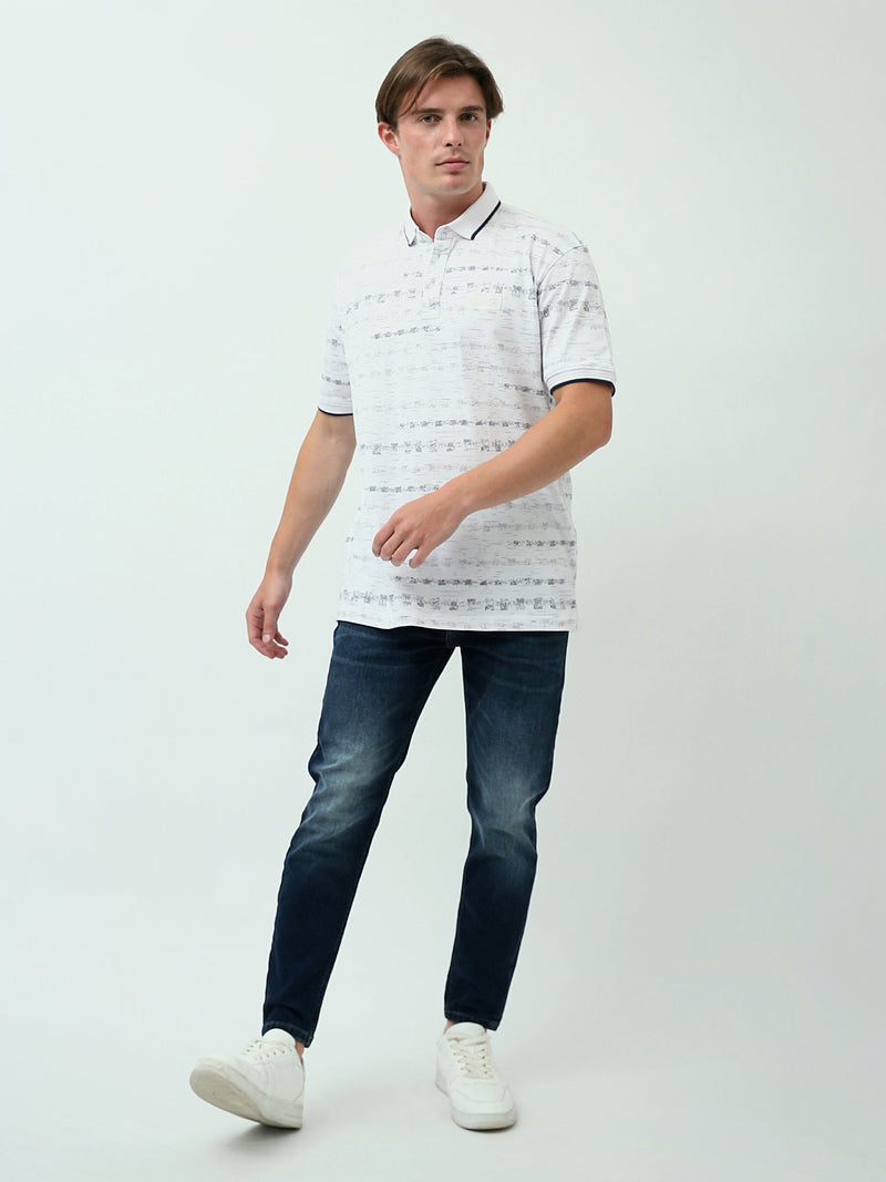 جينز رجالي بقصة Skinny Cropped Fit وتصميم عصري - JNS24GKBW22136TM1