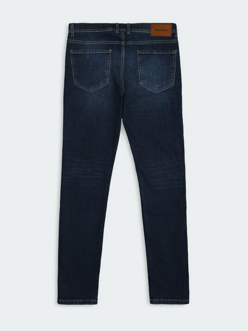جينز Slim Fit رجالي بتأثير باهت وقصة ضيقة – كاجوال عصري - JNS24GPBW22138TM1