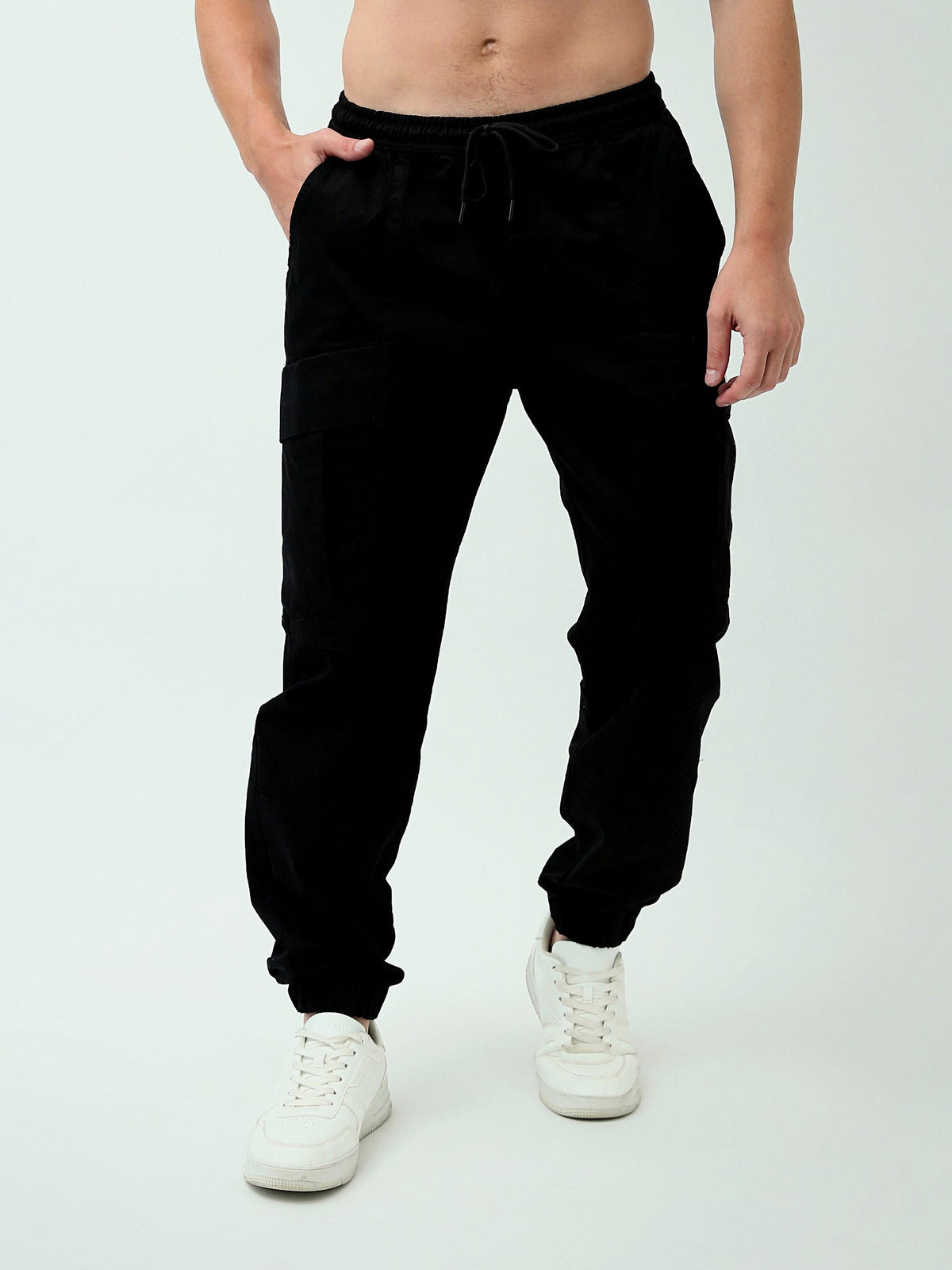 Pantalon cargo homme coupe confortable avec poches multiples - JOG23SGBL24260TM1