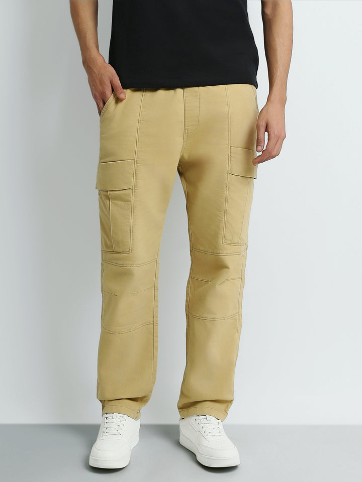 Pantalon Cargo Homme Multipoches – Coupe Droite Style Urbain - JOG24GGBL24308TM1