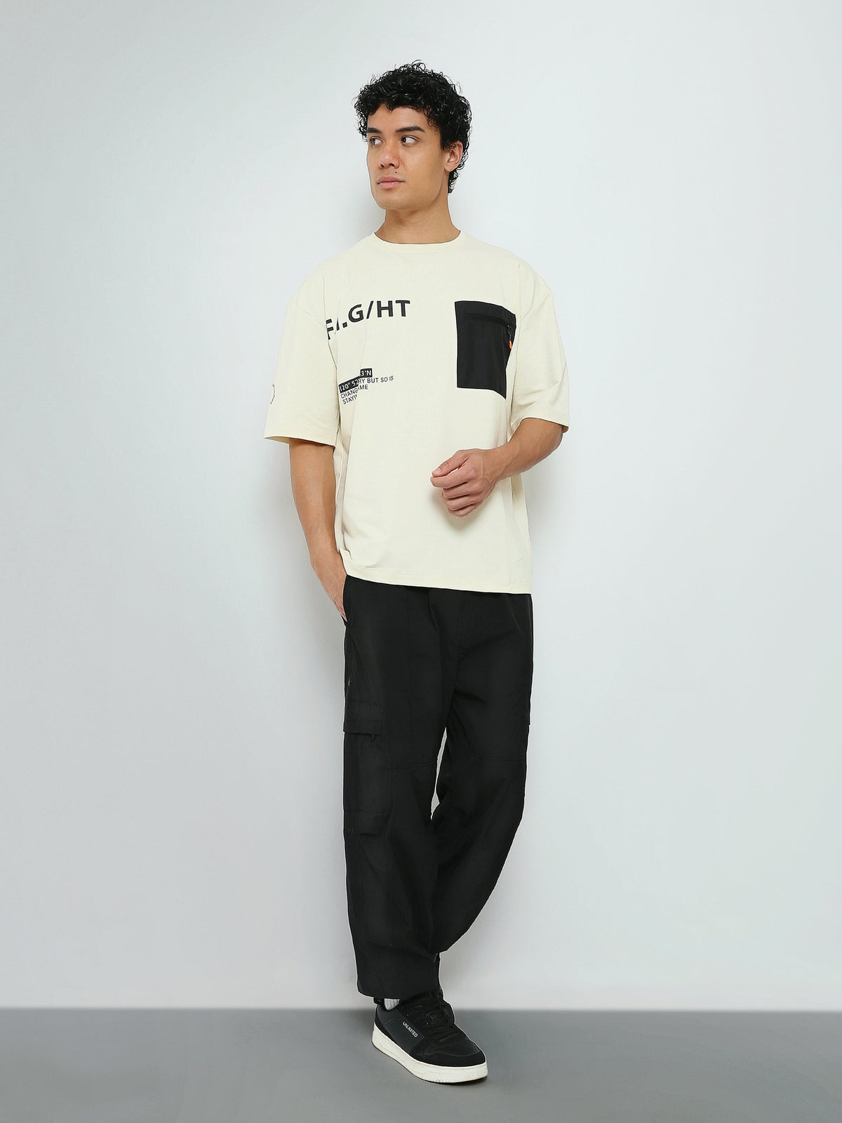 Pantalon Cargo Homme Coupe Relaxed à Poches Latérales - JOG26G24000003TM1