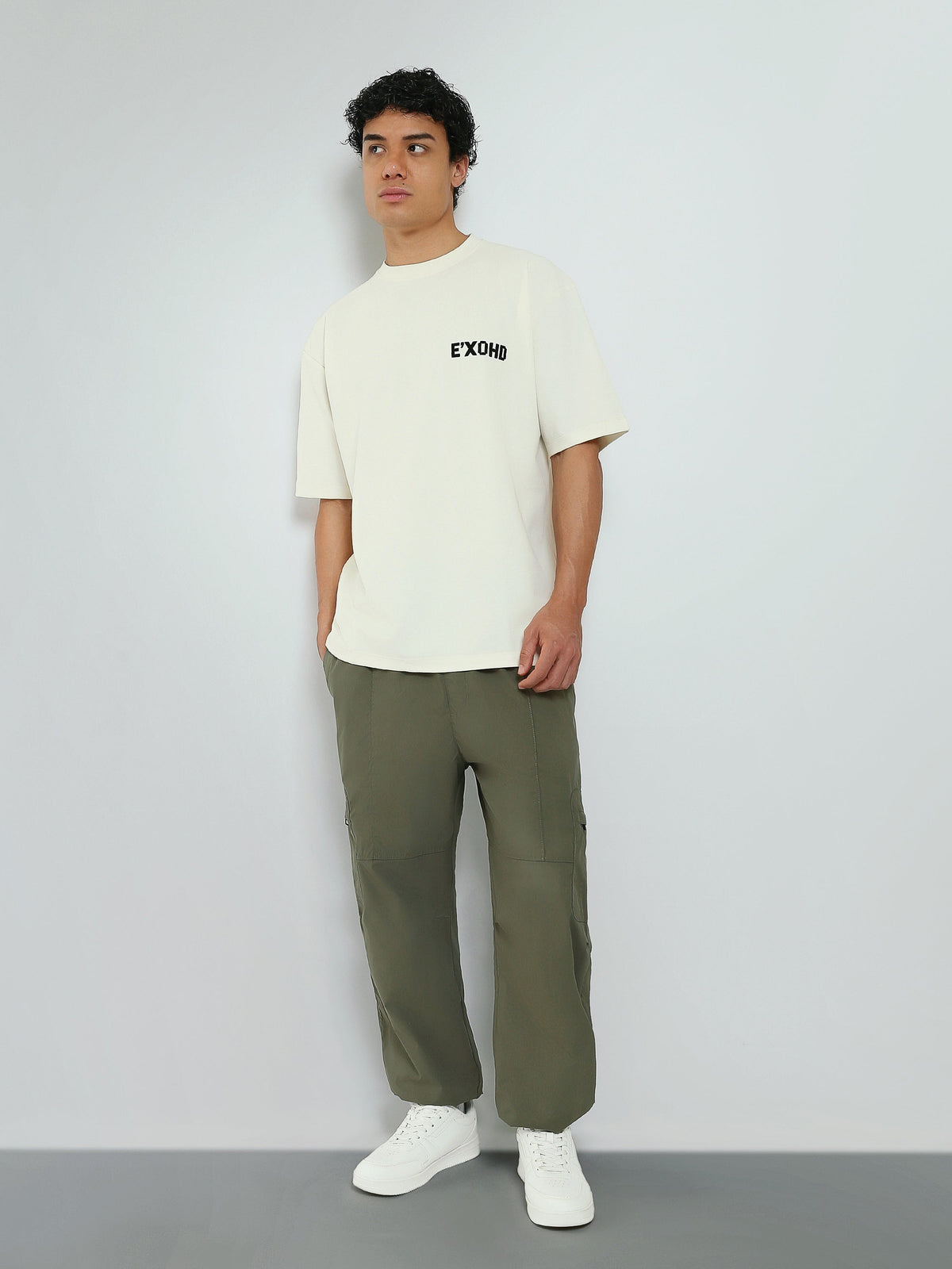 Pantalon Cargo Homme Coupe Relaxed à Poches Latérales - JOG26G24000003TM1