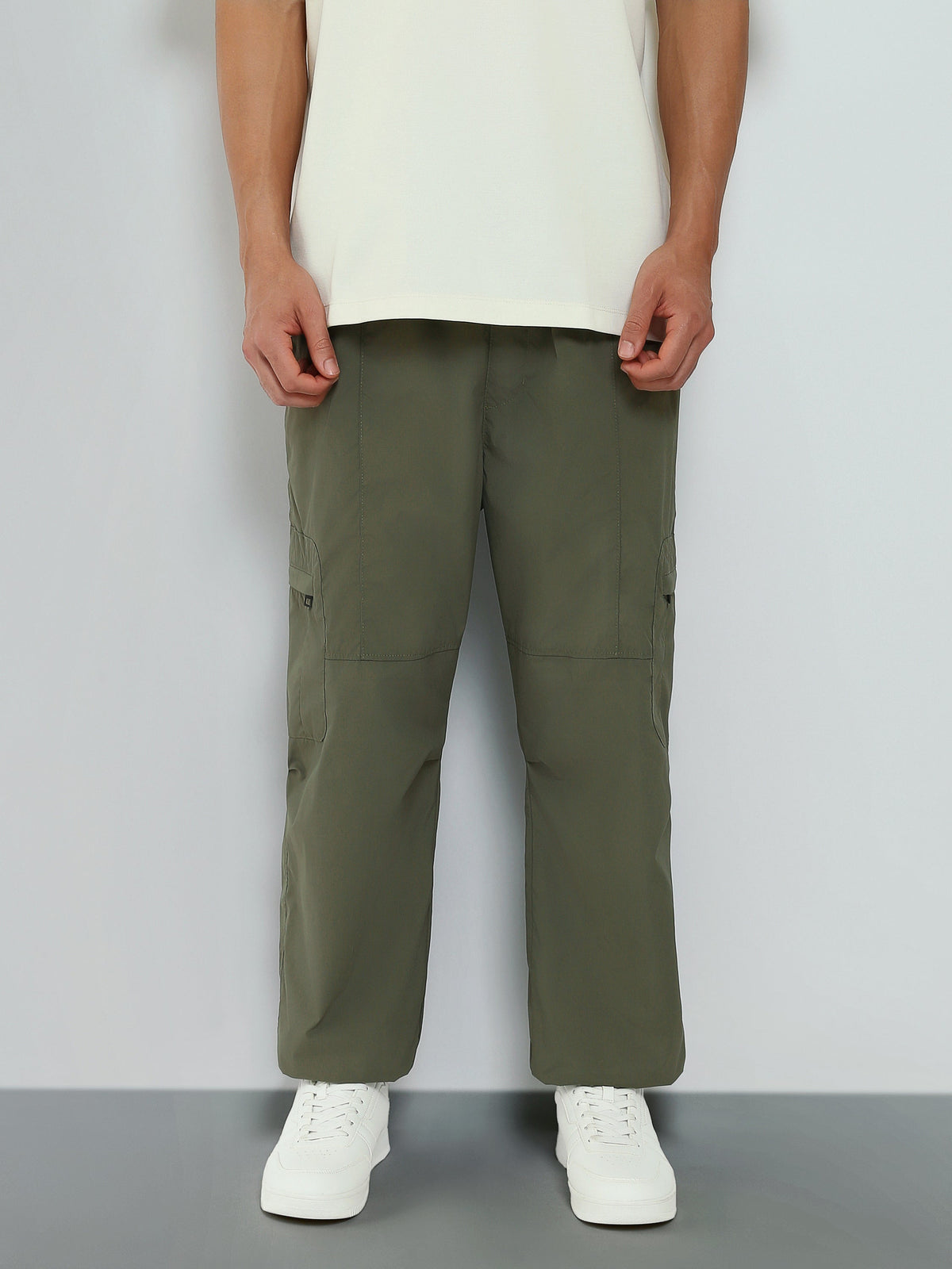Pantalon Cargo Homme Coupe Relaxed à Poches Latérales - JOG26G24000003TM1