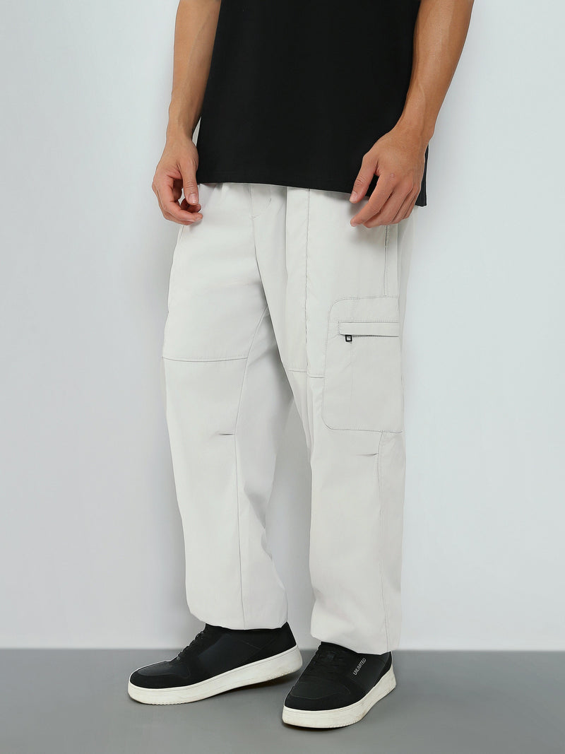 Pantalon Cargo Homme Coupe Relaxed à Poches Latérales - JOG26G24000003TM1