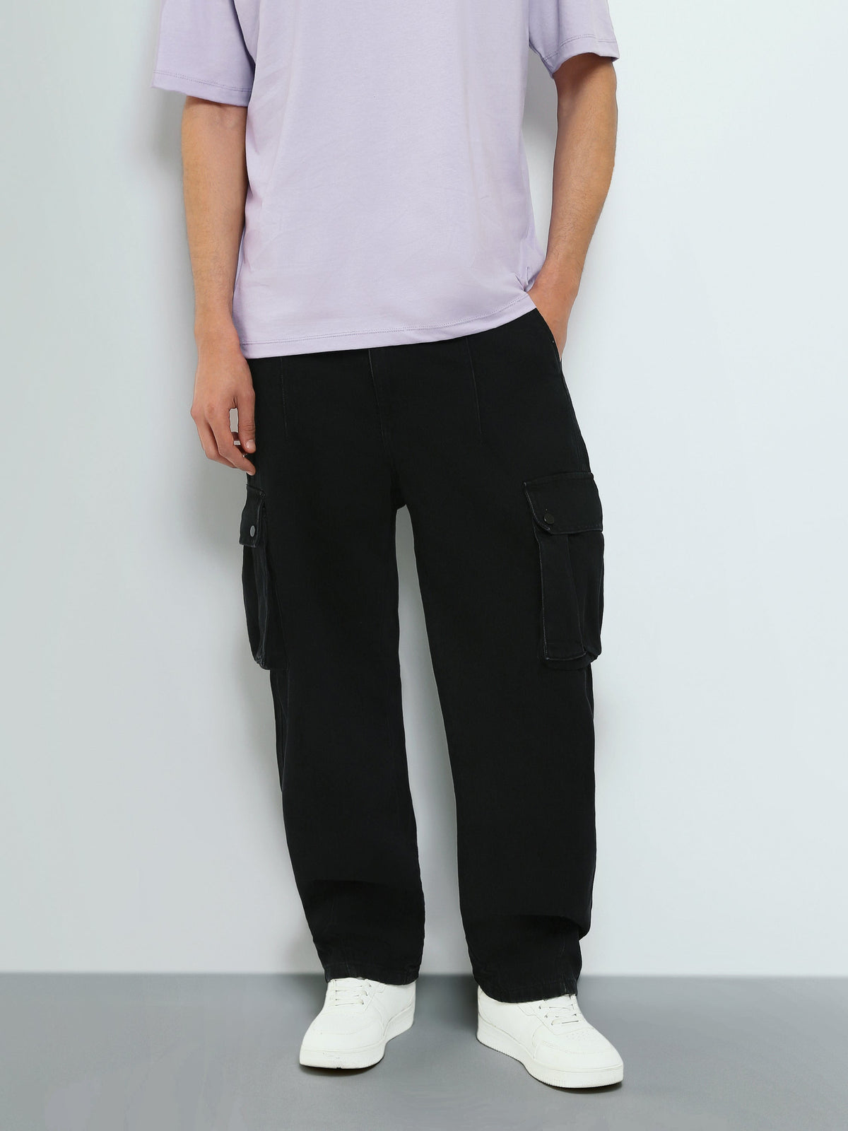 Pantalon Cargo Homme Coupe Large à Poches Multiples - JOG26GDWL24017TM1