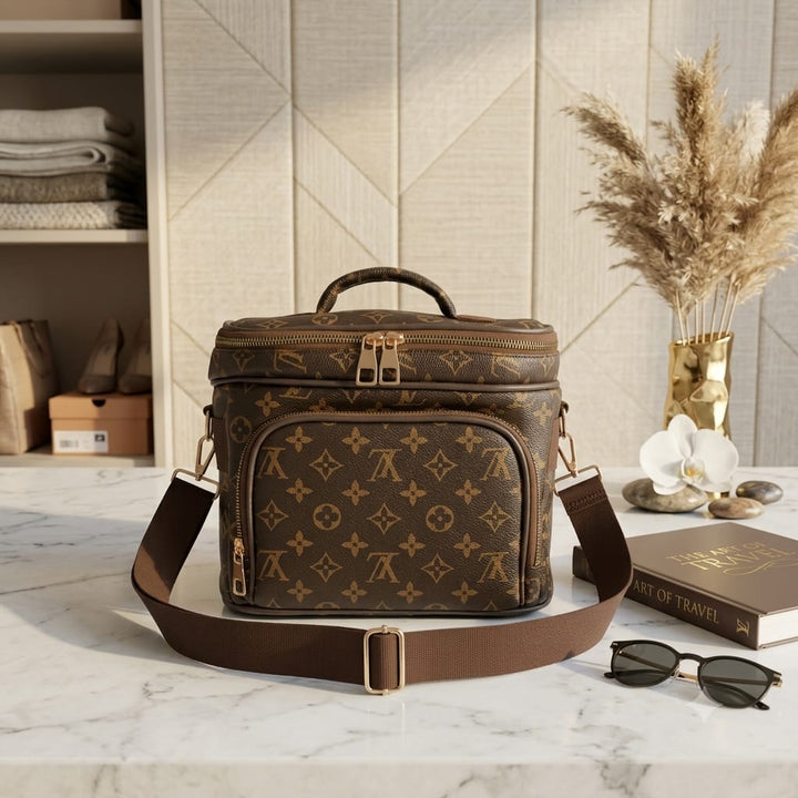 Sac marron avec bandoulière MULTIFONCTIONNEL pour femme – Style élégant CHIC