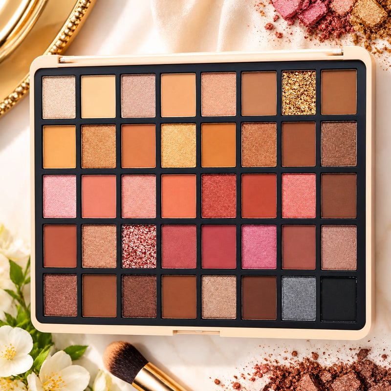 ANYLADY Palette d'Ombres à Paupières Professionnelle - Couleurs Essentielles bien pigmentées