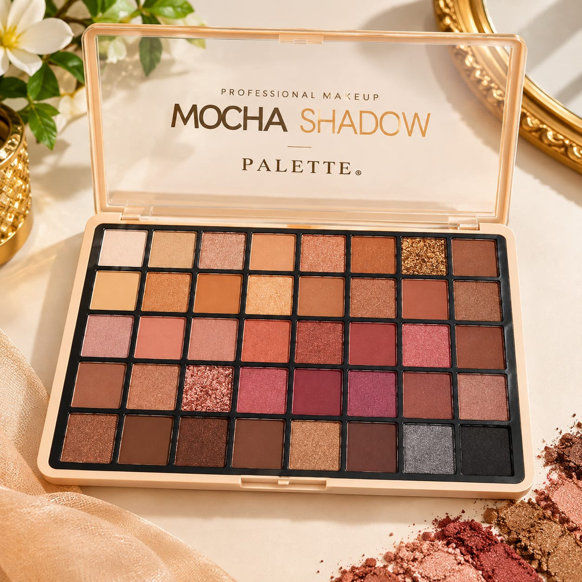 ANYLADY Palette d'Ombres à Paupières Professionnelle - Couleurs Essentielles bien pigmentées
