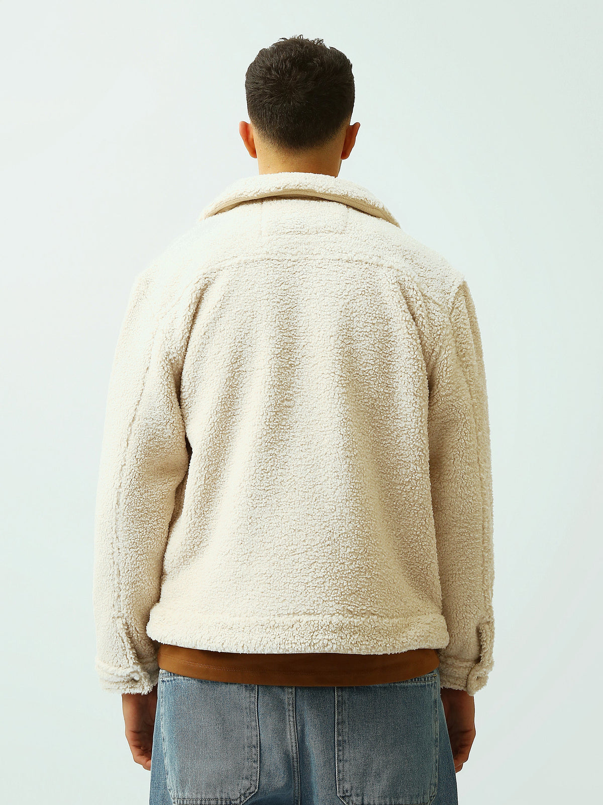 Veste Homme en Polaire Sherpa à Col Rabattu – Style Casual - OSH26WESR19207TM1