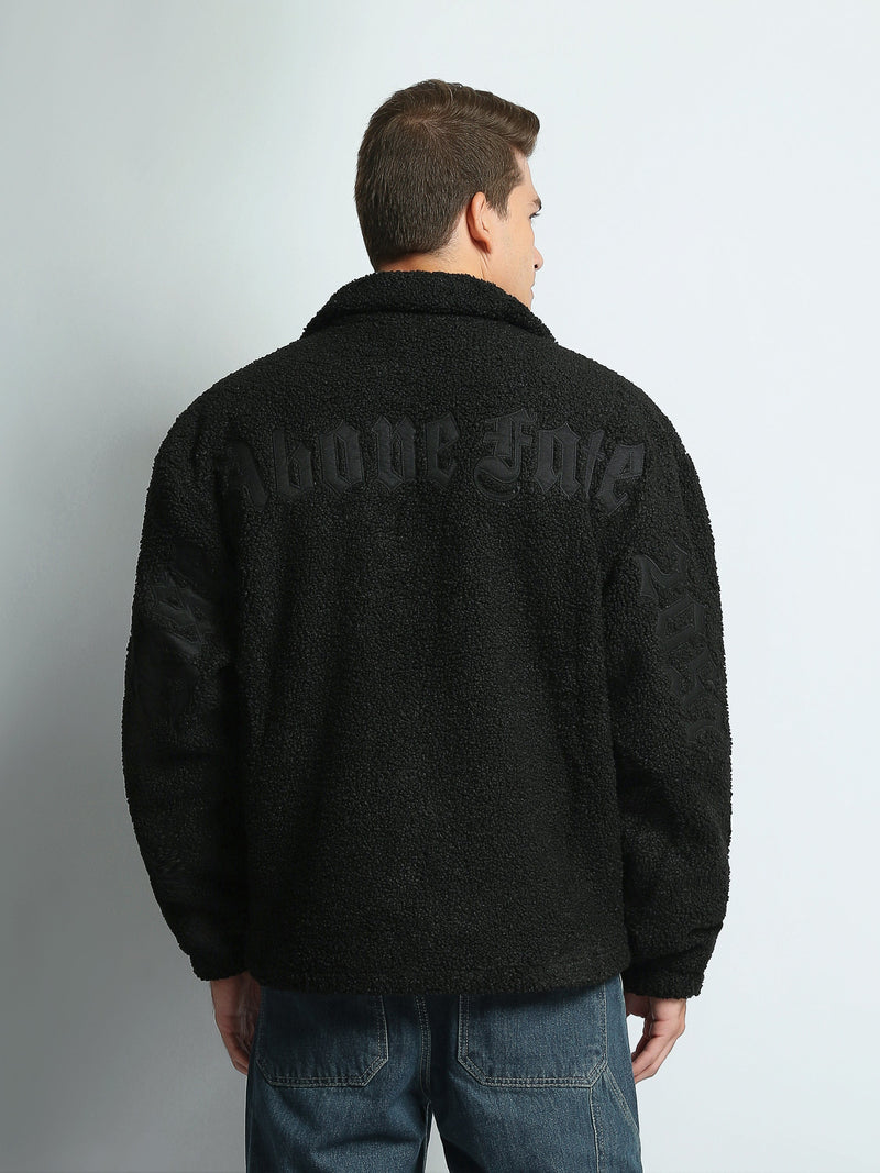 Veste Homme en Polaire Sherpa Zippée avec Broderie – Style Casual - OSH26WEST19191TM1