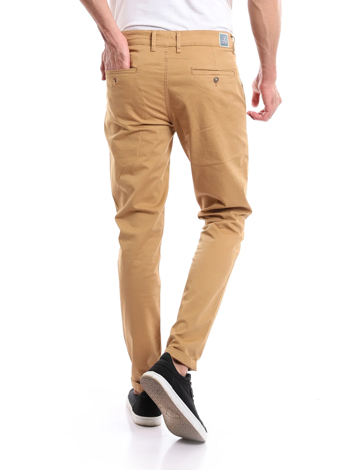بنطال شينو رجالي بقصة Slim Fit وستايل كاجوال شيك - PAN22GFGA23250TS1