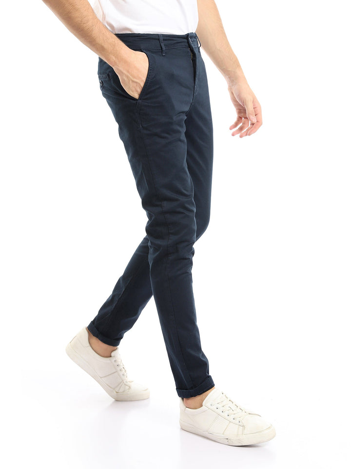 Pantalon homme en tissu coupe skinny – Design moderne et confortable - PAN22GFGA23250TM1